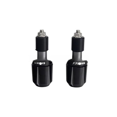 Lenkerenden Griffe Stecker Für Kawasaki Für Yam&aha Für Hon&da Für Har&Ley Motorrad-Lenkergriffe Enden Lenkerkappen-Kits CNC-Aluminium 18 Mm 14 Mm Stecker Bars von HEWPNGS