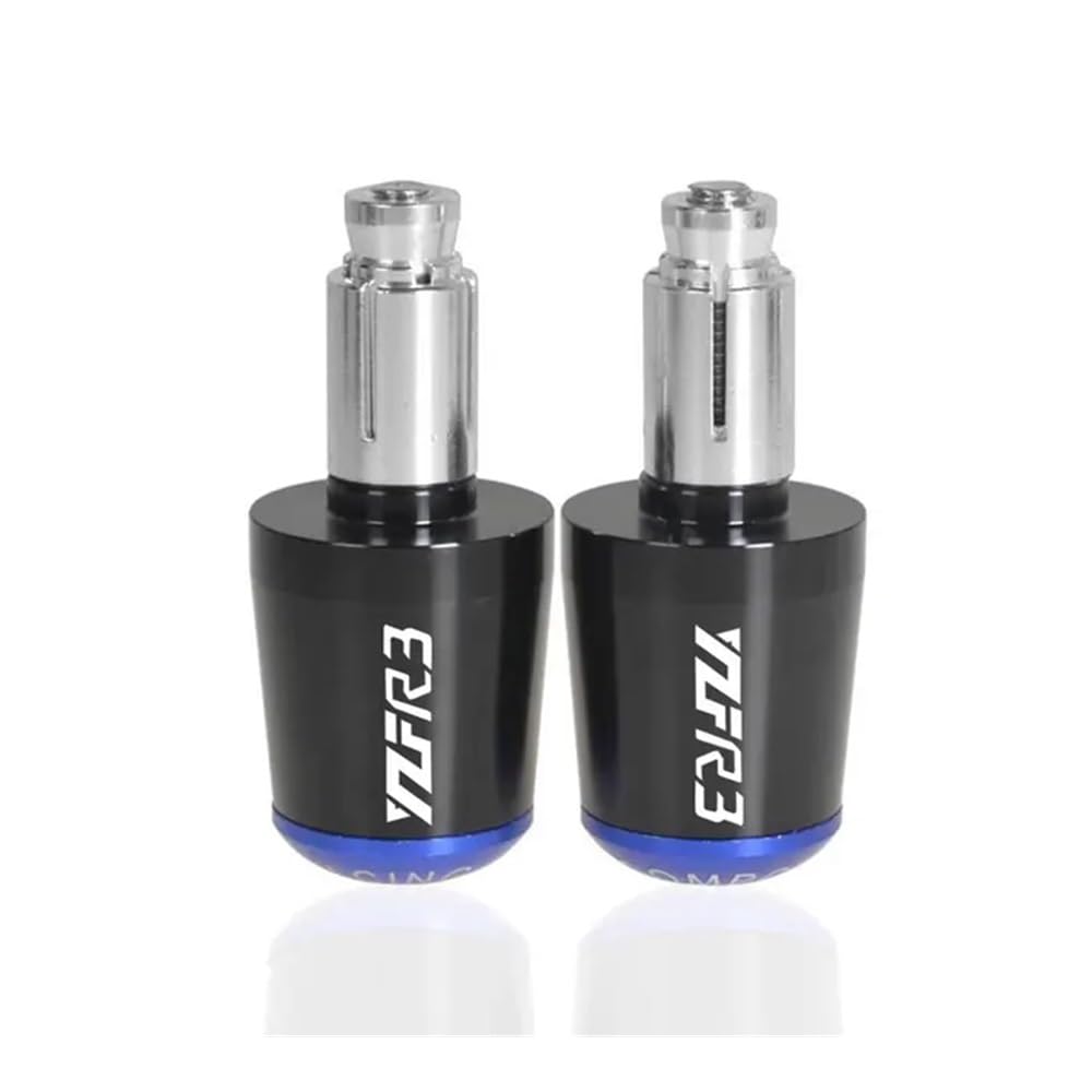 Lenkerenden Griffe Stecker Für Yam&aha YZF R3 Alle Baujahre 7/8 "Motorrad Universal Lenker Griffe Enden Gegengewicht Lenker Slider Endkappen Stecker von HEWPNGS