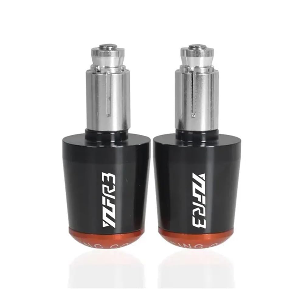 Lenkerenden Griffe Stecker Für Yam&aha YZF R3 Alle Baujahre 7/8 "Motorrad Universal Lenker Griffe Enden Gegengewicht Lenker Slider Endkappen Stecker von HEWPNGS