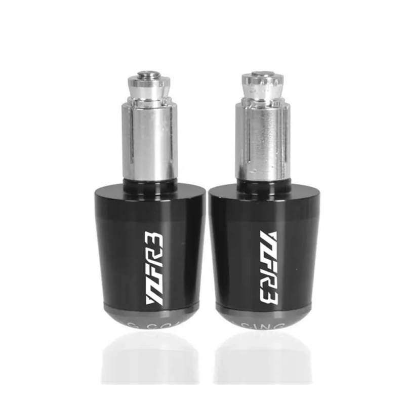 Lenkerenden Griffe Stecker Für Yam&aha YZF R3 Alle Baujahre 7/8 "Motorrad Universal Lenker Griffe Enden Gegengewicht Lenker Slider Endkappen Stecker von HEWPNGS