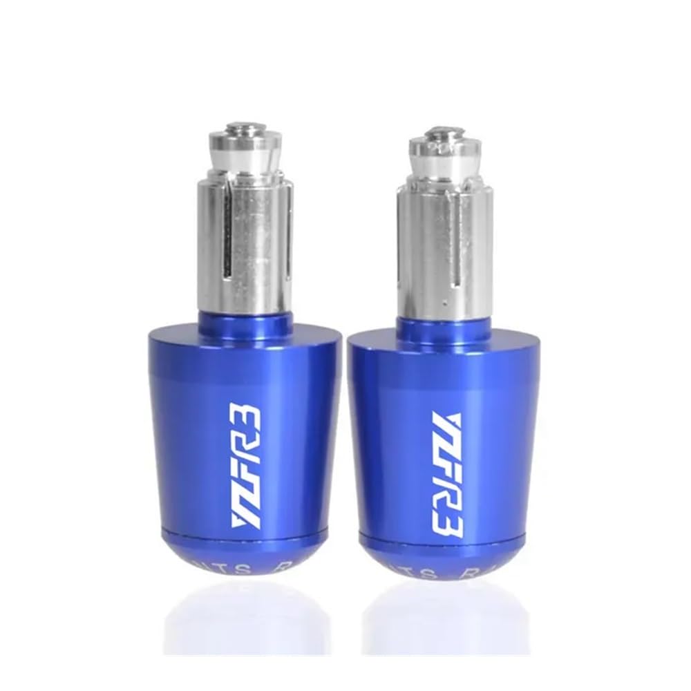 Lenkerenden Griffe Stecker Für Yam&aha YZF R3 Alle Baujahre 7/8 "Motorrad Universal Lenker Griffe Enden Gegengewicht Lenker Slider Endkappen Stecker von HEWPNGS