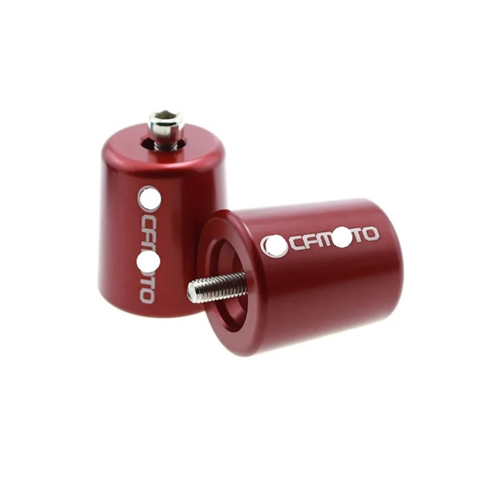 Lenkerenden Griffe Stecker Griff Bar Ends Griffe Universal Für CFMOTO CF 250 SR CF250SR CF 250SR Motorrad Lenker Gegengewicht Stecker Slider von HEWPNGS