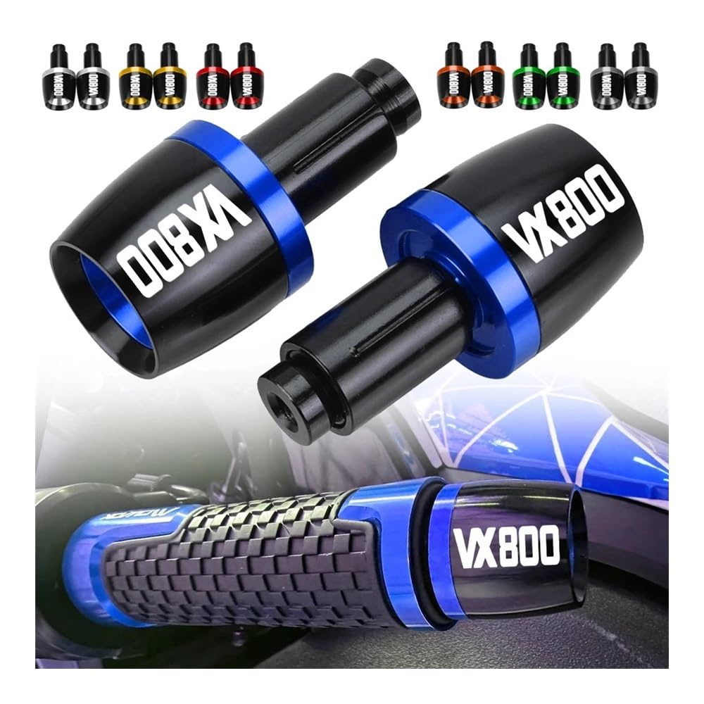 Lenkerenden Griffe Stecker Lenkergriffe Bar End Gegengewicht Stecker Rutsche Motorräder Für Suzuki VX800 Vx-800 VX 800 1990 1991 1992 1993 1994 1995 1996 von HEWPNGS