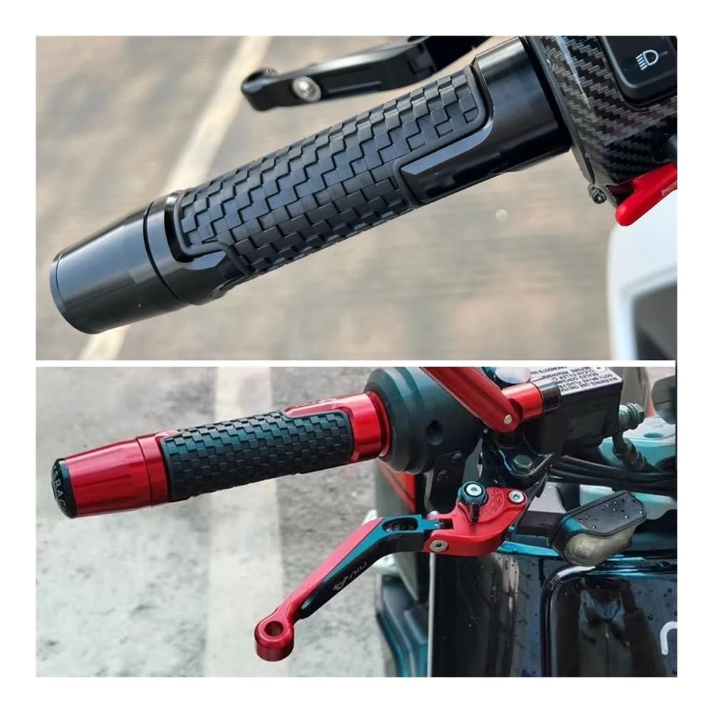 Lenkerenden Griffe Stecker Motorrad-Lenker-Getriebe-ausgewogene Stecker Slider Für Yam&aha XVS950 BOLZEN R-SPEC C-SPEC XVS 950 2014-2018 Griff Bar Kappe End Stecker von HEWPNGS