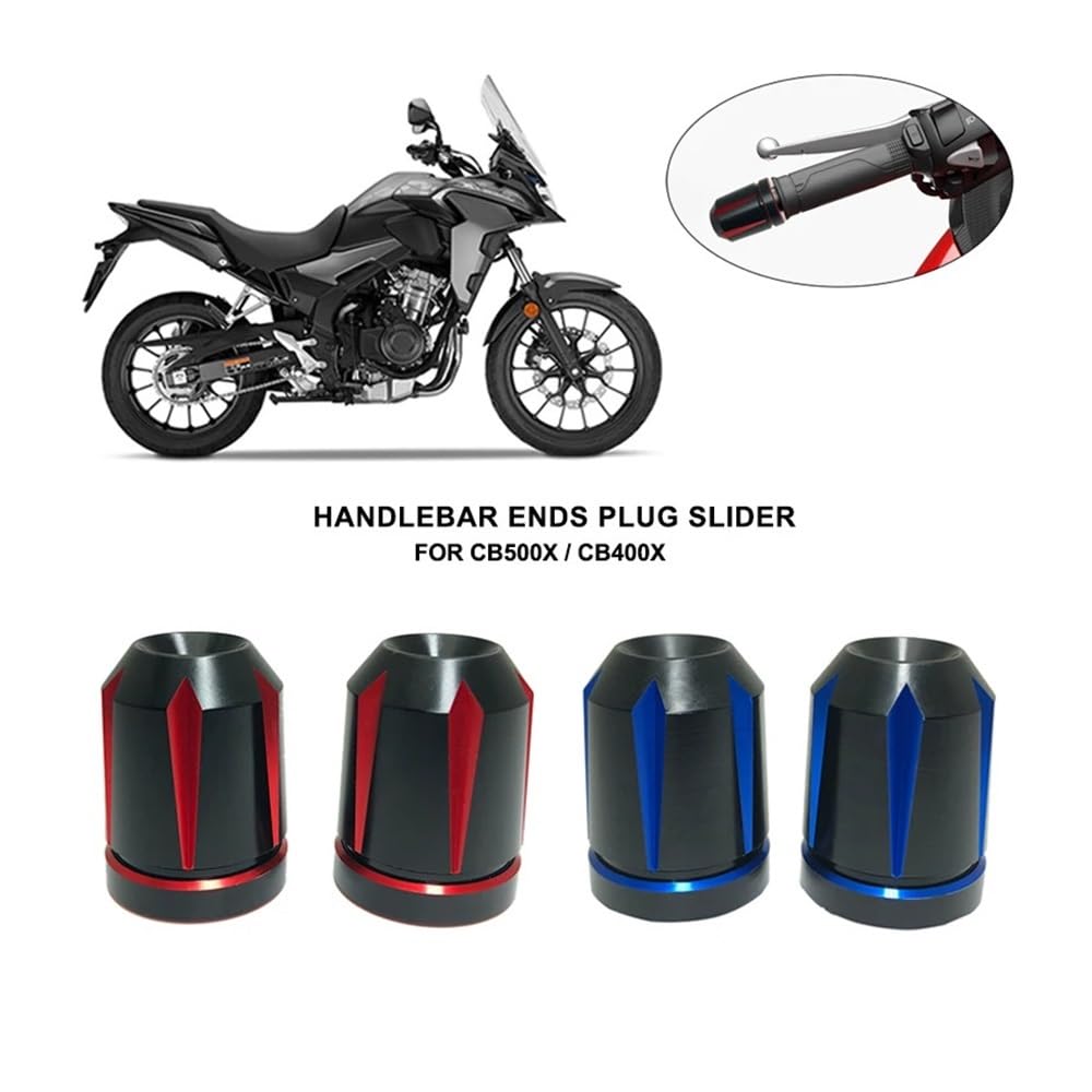 Lenkerenden Griffe Stecker Motorrad Lenker Griffe Griff Bar End Kappe Stecker Für Hon&da CB500X CB400X CB 500X CB500 X CB 400X CB400 X von HEWPNGS