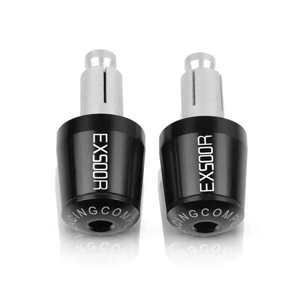 Lenkerenden Griffe Stecker Motorrad-Lenkergriffe, Lenkerenden, Kappe, Anti-Vibration-Schieberegler, Stecker Für Kawasaki EX 500 R EX500R Ninja 500R 1990 1991-2009 von HEWPNGS