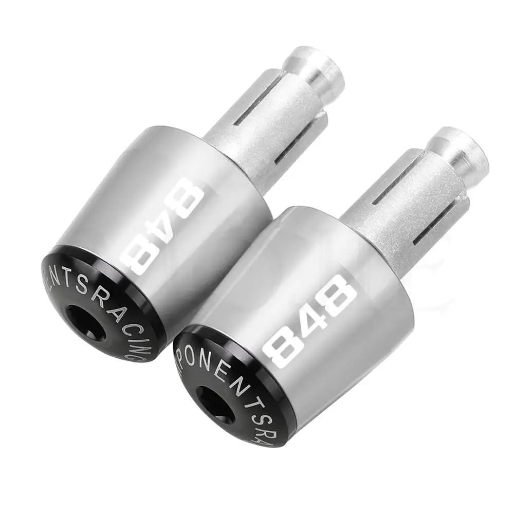 Lenkerenden Griffe Stecker Motorräder Lenker Griffe Kappe Gewicht Teile Anti Vibration Silder Plugs Enden FÜR Duc&ati 848 848EVO 2007 2008 2009 2010 2011 2012 von HEWPNGS