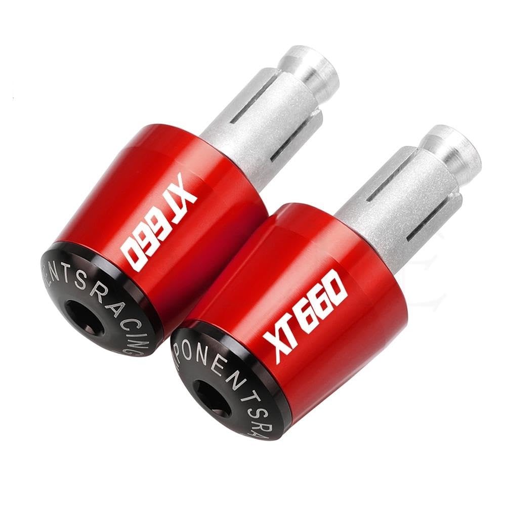 Lenkerenden Griffe Stecker Motorräder Lenker Griffe Kappe Gewicht Teile Anti Vibration Silder Stecker S Enden FÜR Yam&aha XT660 XT 660 XT660R X 2004-2016 2017 2018 von HEWPNGS