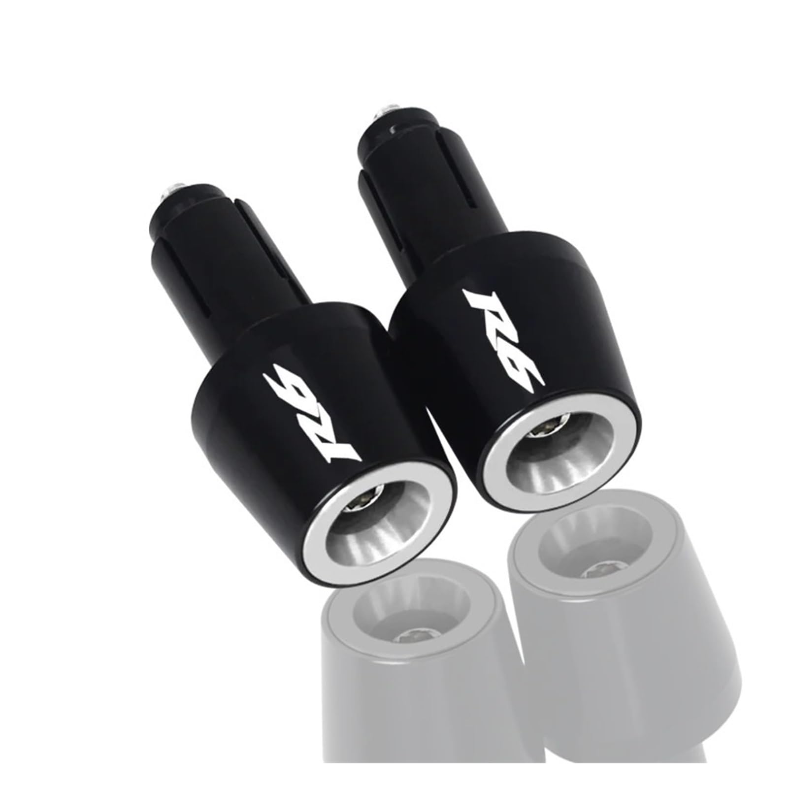 Lenkerenden Griffe Stecker Universal 7/8 "22mm Motorrad Lenker Griffe Enden Für Yam&aha YZF-R6 YZFR6 YZF R6 CNC Griff Bar Grip Kappe End Plugs Zubehör von HEWPNGS