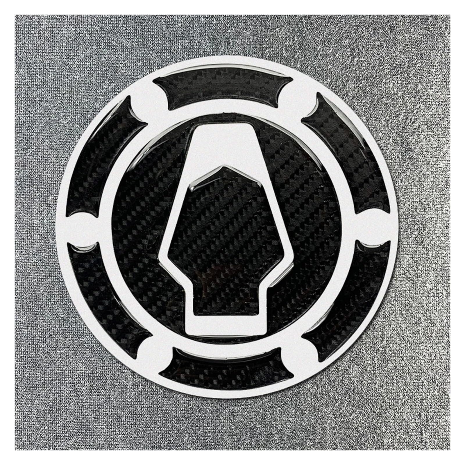 Motorrad-Tankaufkleber 3D Motorrad Tankdeckel Carbon Faser Aufkleber Decals Für G 310 R G310R G310 GS G310GS Carbon Faser Motorrad Tank von HEWPNGS