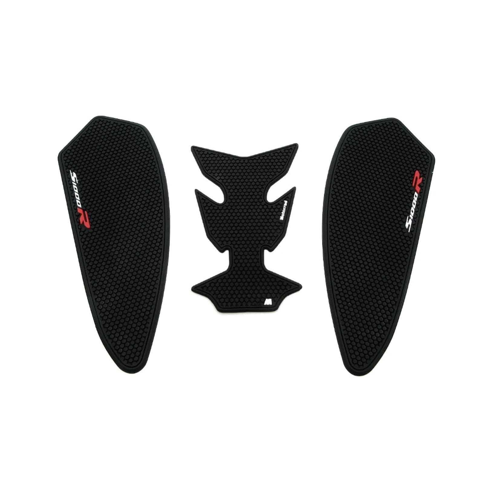 Motorrad-Tankaufkleber Motorrad Tank Pad Seite Gas Knie Grip Traktion Pads Schutz Aufkleber Gummi Aufkleber Für S1000R S1000 R M1000R 2021 Tank von HEWPNGS