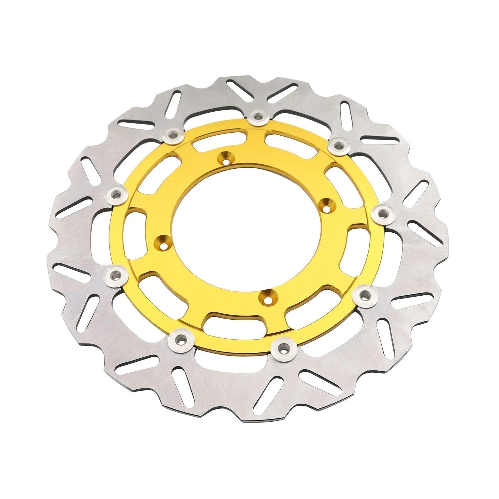 Motorrad-Bremsscheiben Motorrad Aluminium 320MM Vorne Schwimmende Bremsscheibe Rotor Adapter Für SUZUKI Für RMZ250 Für RMZ450 Für RMX450Z 2005-2021 von HEXEH