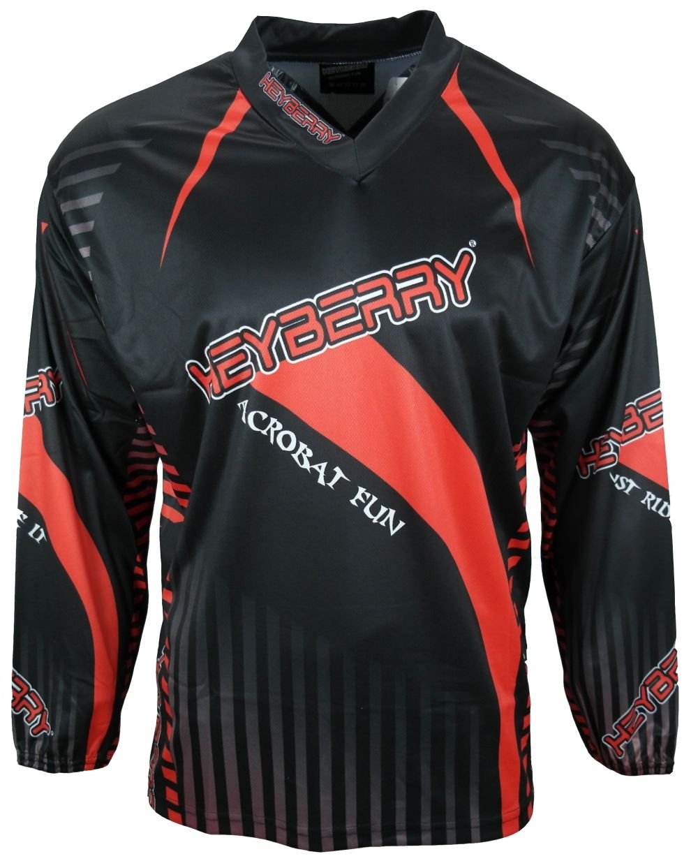 HEYBERRY Motocross MX Shirt Jersey Trikot schwarz rot Größe M von HEYBERRY