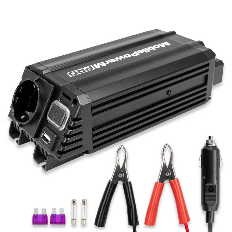 HEYNER® Power Inverter 12V zu 230V, 300 W Dauerleistung, 600 W Peak von HEYNER