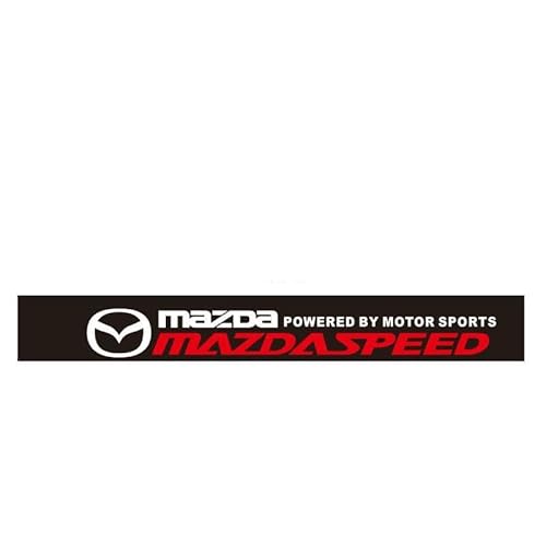 Auto-Windschutzscheibenaufkleber, für Mazda 3 5 6 ATENZA Axela CX30 CX5 CX60 Sonnenschutzleiste für die Frontscheibe, Personalisierte dekorative Aufkleber von HFFTYU