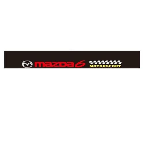 Auto-Windschutzscheibenaufkleber, für Mazda 6 2004-2015/Mazda 6 2012-2017 Sonnenschutzleiste für die Frontscheibe, Personalisierte dekorative Aufkleber von HFFTYU