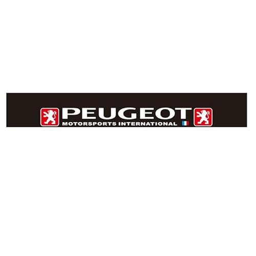 Auto-Windschutzscheibenaufkleber, für Peugeot 2008 2020-2022 Sonnenschutzleiste für die Frontscheibe, Personalisierte dekorative Aufkleber von HFFTYU