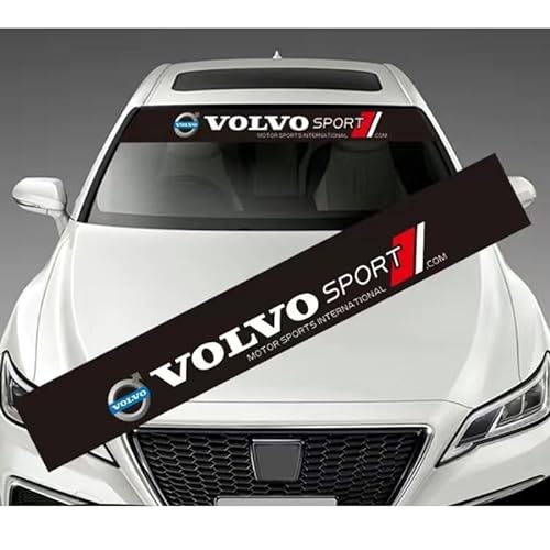 Auto-Windschutzscheibenaufkleber, für Volvo xc40 xc90 xc60 s60 v60 Sonnenschutzleiste für die Frontscheibe, Personalisierte dekorative Aufkleber von HFFTYU