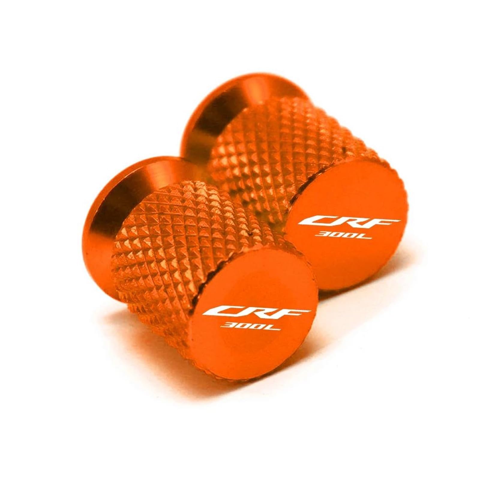 Motorrad-Ventilkappen Für H-ONDA CRF300L CRF300 L CRF 300L Für Rally 2021 2022 2023 2024 Motorrad Zubehör CNC Rad Reifen Ventil Kappen Abdeckung Stecker (Color : Orange) von HFMXZHI