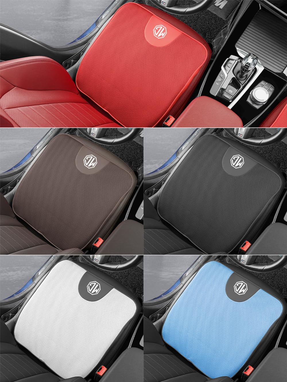 HGDFSVD Sitzkissen Auto, für MG ZS 2016-2020 Autositzbezüge Schutz vor Schmuzt Schweiß Auto Sitzkissen Sitzbezug Auto für Auto Vordersitz,B von HGDFSVD
