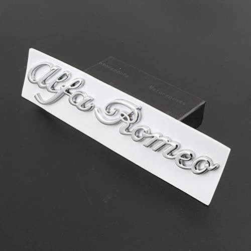 Auto Emblem Aufkleber für Alfa Romeo Giulietta Spider Gt,Abzeichen Buchstaben Abzeichen Aufkleber Heckkoffer Abzeichen Heckklappen Logo Auto Dekoration,c Yellow von HGFDSERT