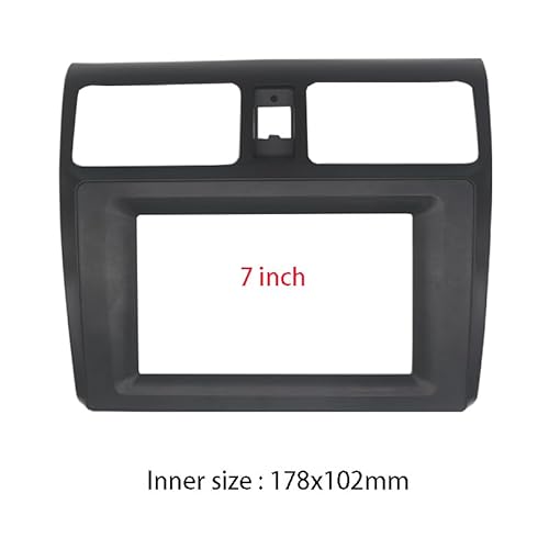 9/10 Zoll Autoradio-Blende/Passend for SUZUKI Swift 2004-2010 Auto-Stereo-Installation Kunststoffblende Blende Frontplatte Rahmen Armaturenbrett-Kit Auto-Audio-Rahmen(7 inch,Fascia) von HGFHGS