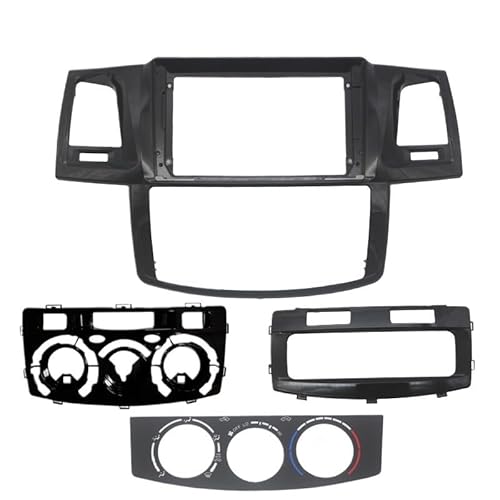 9-Zoll-Android-Autoradio-Rahmen-Kit/Passend for TOYOTA Fortuner Hilux SW4 2005-2015 Auto-Stereo-Mittelkonsolenhalter Blendenverkleidung Auto-Audio-Rahmen(For 2005-2007,Fascia) von HGFHGS