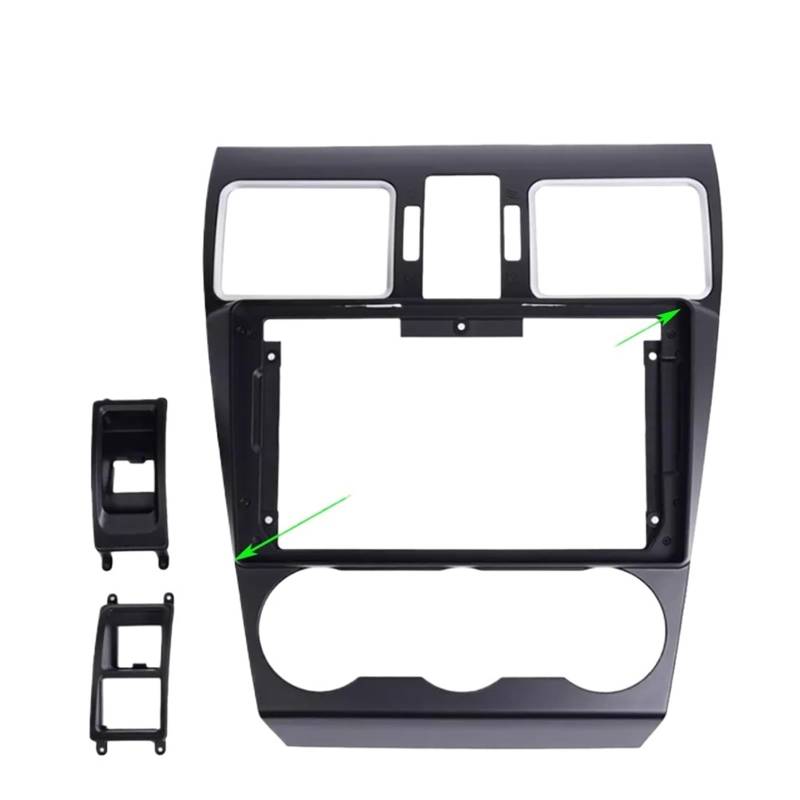 9 inch Car Radio Fascia/Fit For Subaru Forester 2016 2017 2018 Video Panel Player Audio Dash 2 Din Frame Dashboard Mount Kit Auto-Audio-Rahmen(Only frame) von HGFHGS