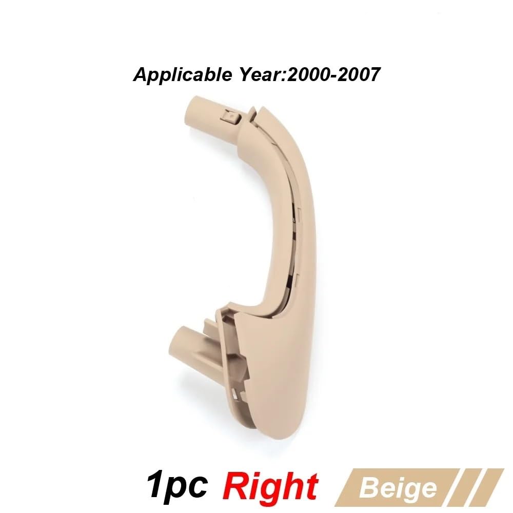 Auto-Innenraum-Türgriff Auto-Innentür-Haltegriffe, Ersatz/Passend for Mercedes Benz W203 C-Klasse 2000-2007 2038101551 Innenraum Türgriff innen passend(Beige right) von HGFHGS