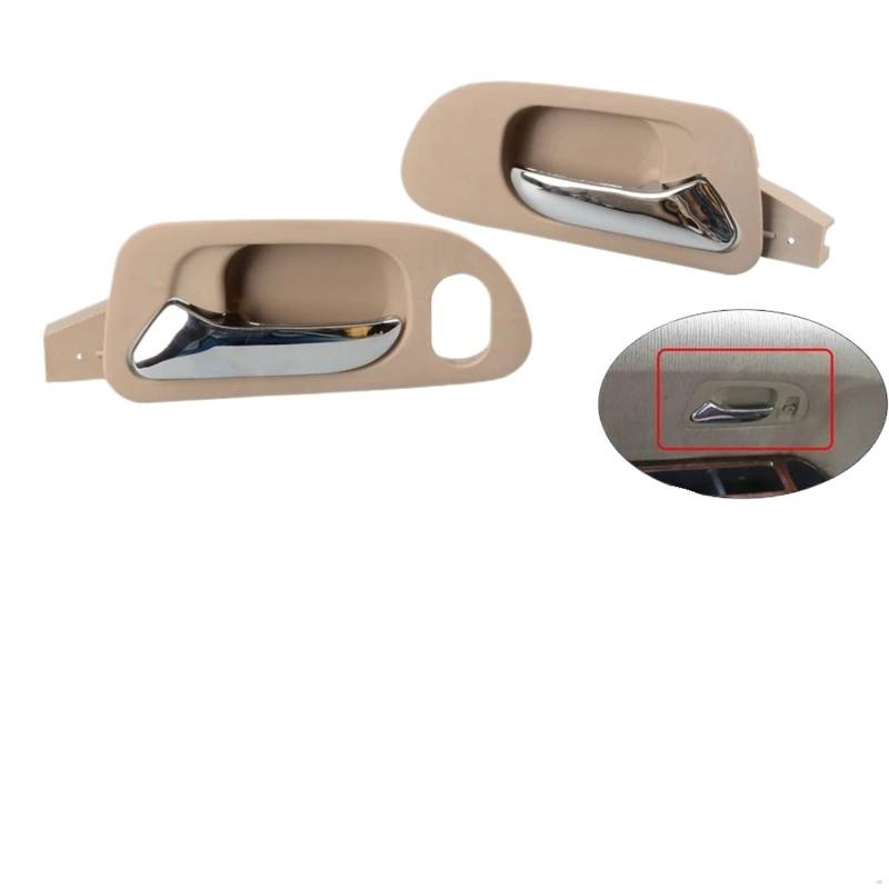 Auto-Innenraum-Türgriff Auto-Styling Auto-Innentürgriff/Passend for HONDA ODYSSEY RA6 1999 2000 2001 2002 2003 2004 Auto-Innentürgriff Beige Farbe Innenraum Türgriff innen passend(Front Left) von HGFHGS