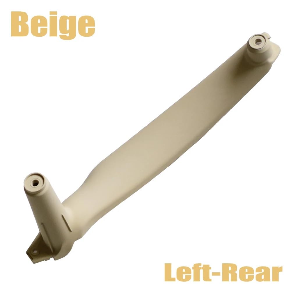 Auto-Innenraum-Türgriff Auto links vorne Fahrersitz LHD Innentürgriff Innenverkleidung Pull Trim Abdeckung/Passend for BMW E70 E71 X5 X6 2007-2014 Innenraum Türgriff innen passend(Beige-Left-Rear) von HGFHGS