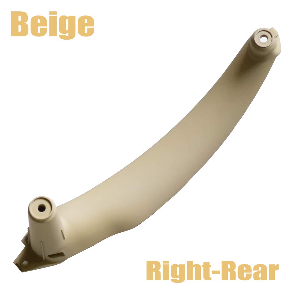 Auto-Innenraum-Türgriff Auto links vorne Fahrersitz LHD Innentürgriff Innenverkleidung Pull Trim Abdeckung/Passend for BMW E70 E71 X5 X6 2007-2014 Innenraum Türgriff innen passend(Beige-Right-Rear) von HGFHGS