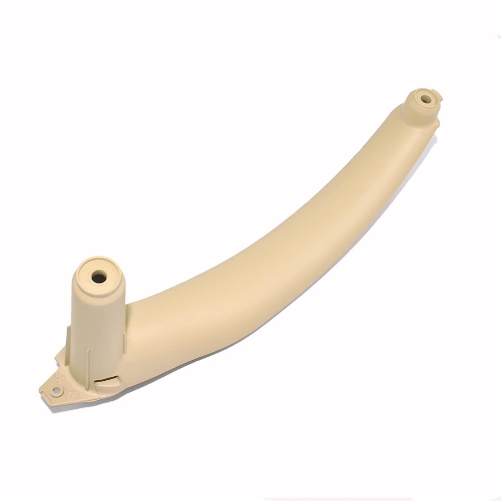 Auto-Innenraum-Türgriff Hochwertige Auto-Innentürverkleidung Griff Pull Trim Abdeckung Autozubehör/Passend for BMW E70 X5 E71 E72 X6 SAV Innenraum Türgriff innen passend(Beige(one the right)) von HGFHGS