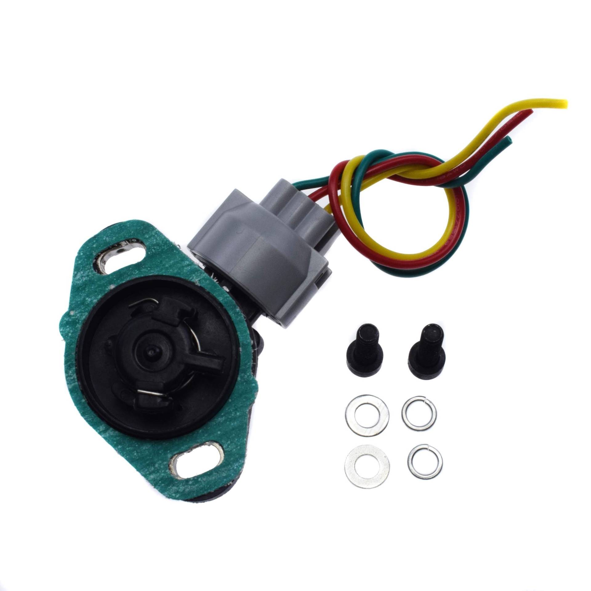 Drosselklappensensor Kompatibel TPS-Drosselklappensensor 16400-P06-A11 16400-P0A-A50 Ampere Kabelstecker/Passend for Honda/Passend for Civic Accord CRX CRV Prelude Acura Integra/Passend für(Sens von HGFHGS