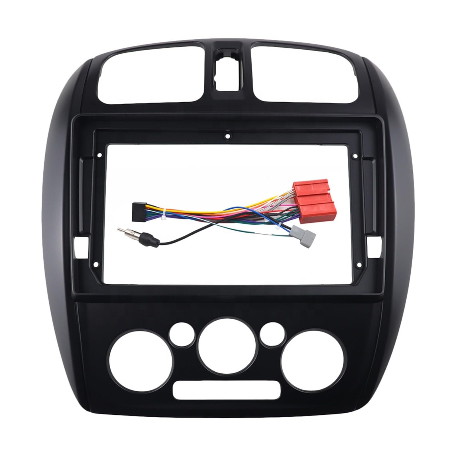 Mazda 323 / Passend for Haima-Familie 2006–2010, Happin 2004–2012, Auto-Blendenrahmen, Armaturenbrett-Kit for 9-Zoll-Universal-Android-Multimediaplayer Auto-Audio-Rahmen(Frame Cable) von HGFHGS