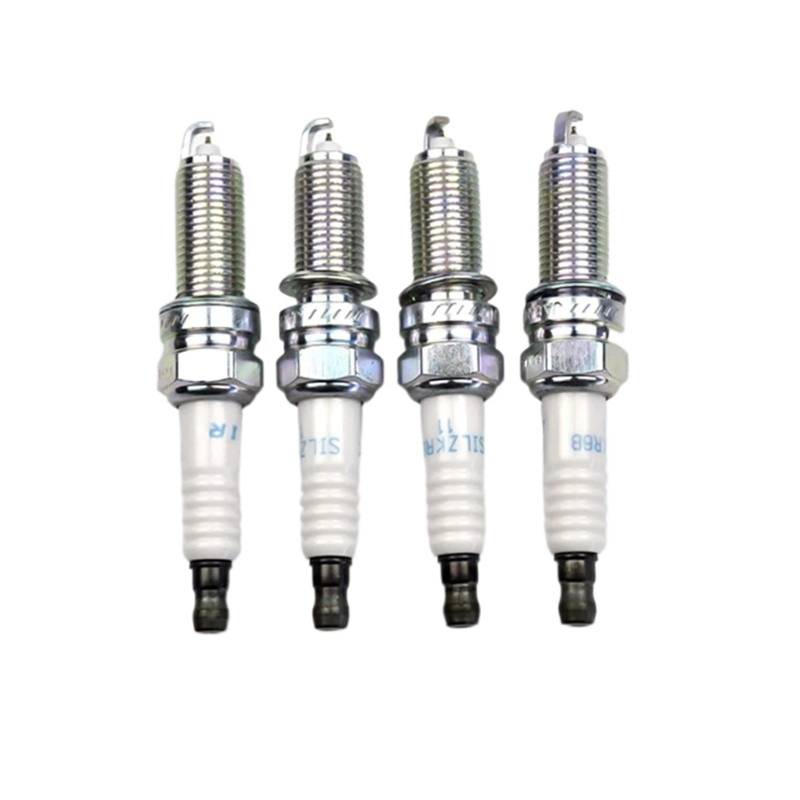 auto-zündkerzenschalter 4/6PCS Iridium Zündkerze 18855-10080 SILZKR6B-11 Kompatibel Mit Kia Soul Rio Sportage for Hyundai I30 I40(4 Spark Plugs) von HGFHGS