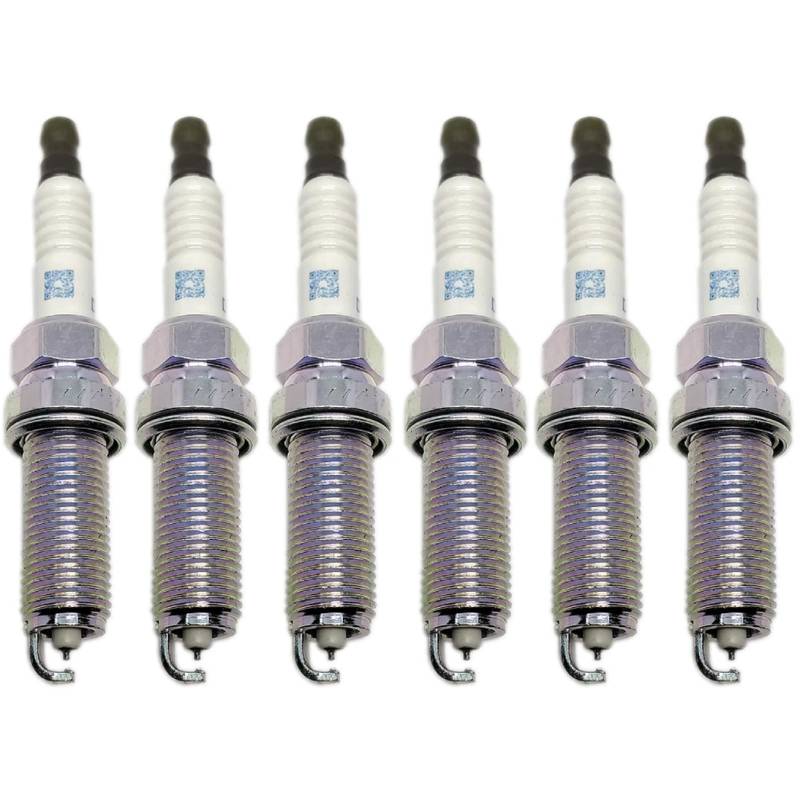 auto-zündkerzenschalter 4-6 Stück DILKAR7C9H 91215 Laser Iridium Zündkerze 224011KC1C Kompatibel mit Nissan JUKE TIIDA MURANO Fit for Renault CLIO 22401-1KC1C(6pcs Spark Plug) von HGFHGS