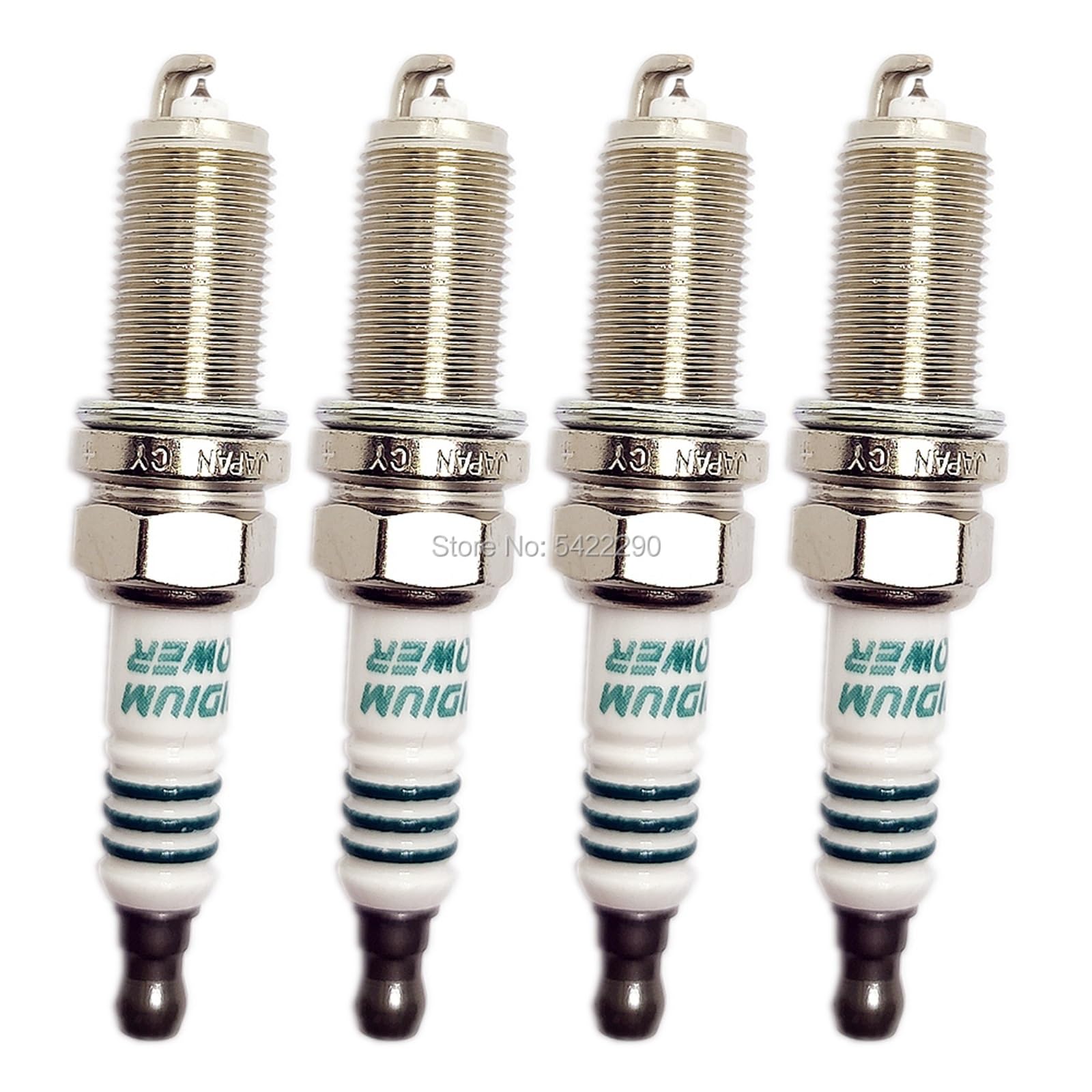 auto-zündkerzenschalter 4-6 Stück IKH22 5345 Iridium Power Zündkerze kompatibel mit Ford Mitsubishi Subaru Audi Porsche Volvo 267700-2650 I45 Autokerzenstecker(4pcs) von HGFHGS