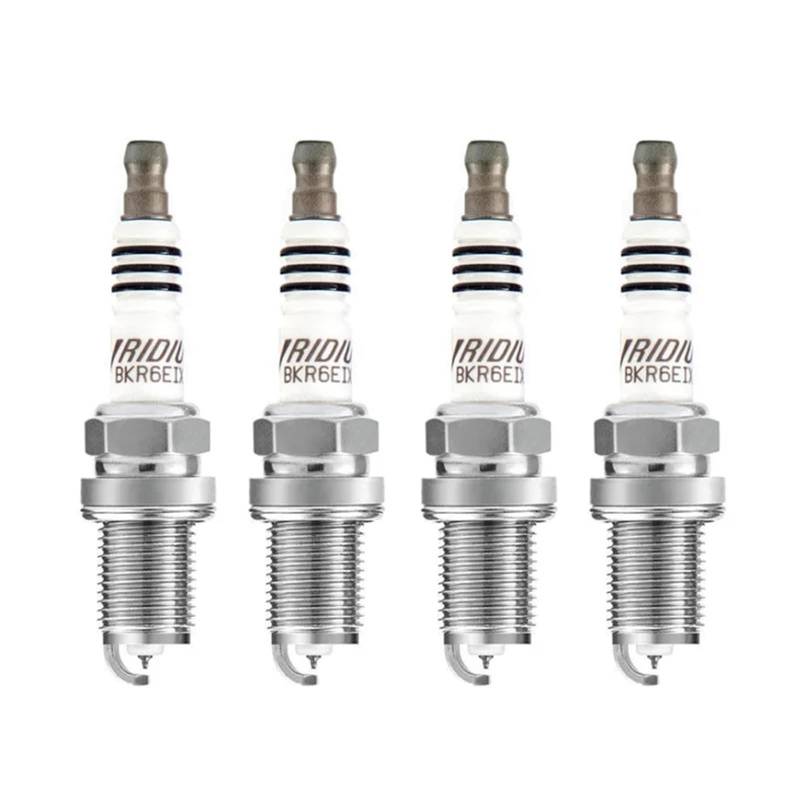 auto-zündkerzenschalter 4 6 Stück Zündkerze BKR6EIX Iridium for 6418,8 mm Spalt(4 PCS) von HGFHGS