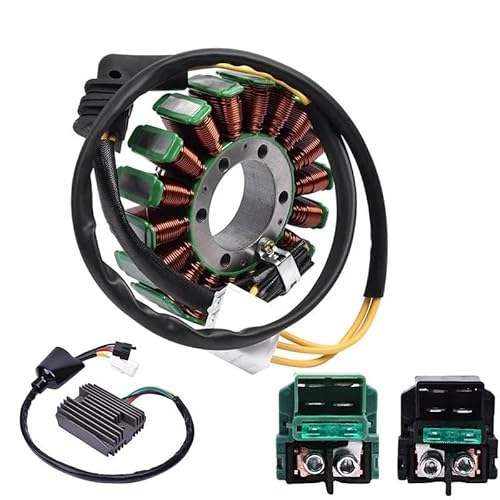 Motorrad-Generator-Magneto-Stator-Spule und Regler-Gleichrichter- und Starter-Magnetrelais-Kit for VFR800 VFR 800 2002–2009 von HGRYNDRO