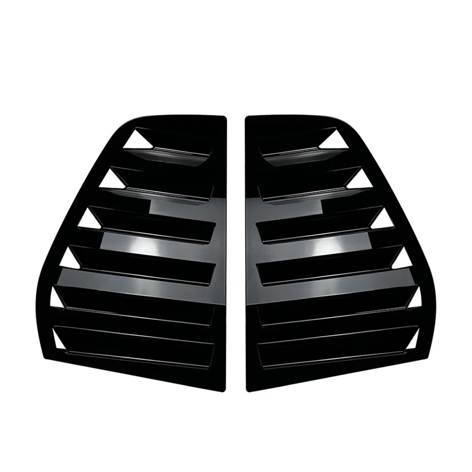 HGUIGJ Auto-Seitenfensterladen-Abdeckungs-Ordnungsaufkleber, passend for VW, passend for Golf, 5 MK5 5 Türen 2003–2010, Lüftungsschaufel, Kohlefaser-Look, ABS-Hecklamellenfenster Auto-Jalousien für Fe von HGUIGJ