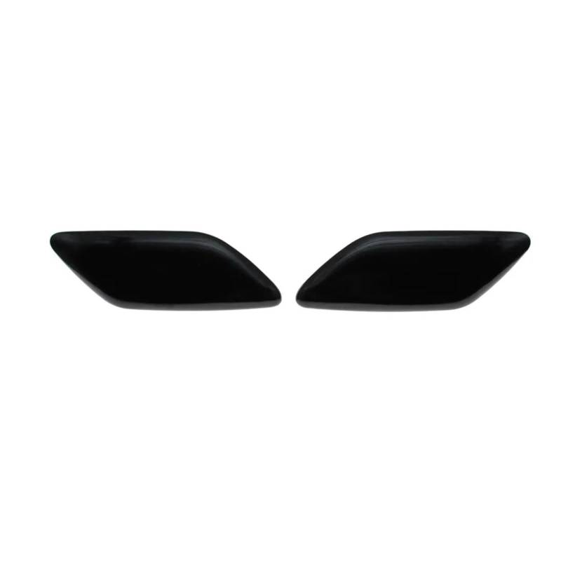 HGUIGJ Frontstoßstangen-Scheinwerfer-Waschdüsen-Abdeckkappe, passend for Toyota, COROLLA E15 Limousine 2006–2013, Sprühdüse Sprühkappe für Scheinwerferwaschanlage(Black SET) von HGUIGJ