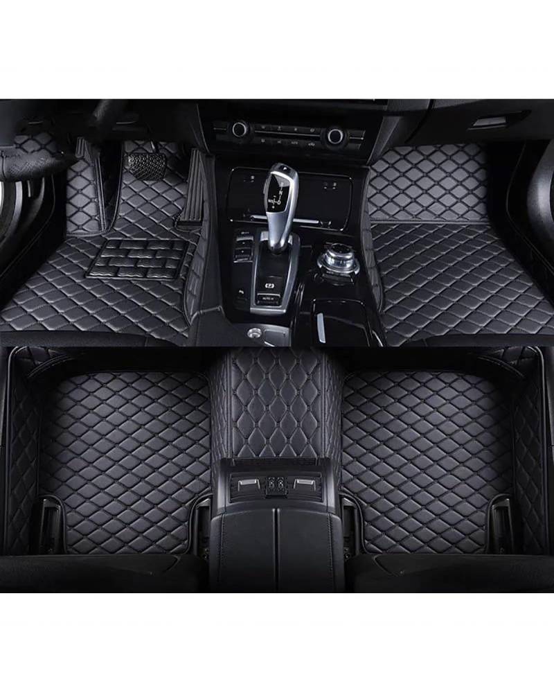 Auto Fussmatte 1Set Auto-Fußmatten Für Benz Für E-Klasse 2006 2007 2008 Auto-Fußteppich Auto-Fußraummatten Autozubehör Auto Fußmatten(Black) von HGYFS5