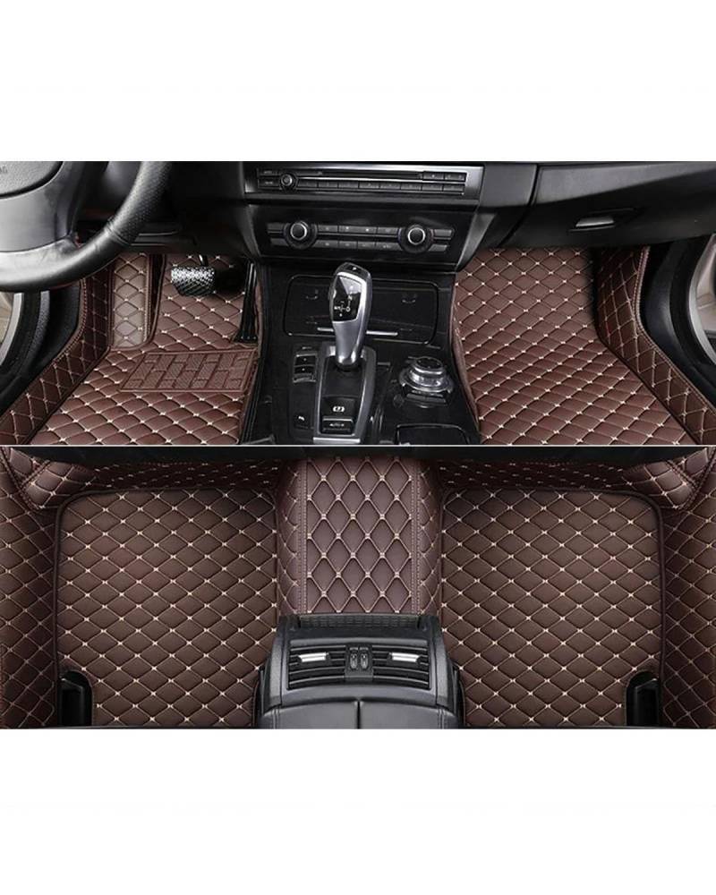 Auto Fussmatte Auto-Bodenmatte Für Land Für Rover Für Range Für Rove 5seats 2007-2023 Autoteppiche Teppichzubehör Styling Interieur Auto Fußmatten(Coffee,2013-2017) von HGYFS5