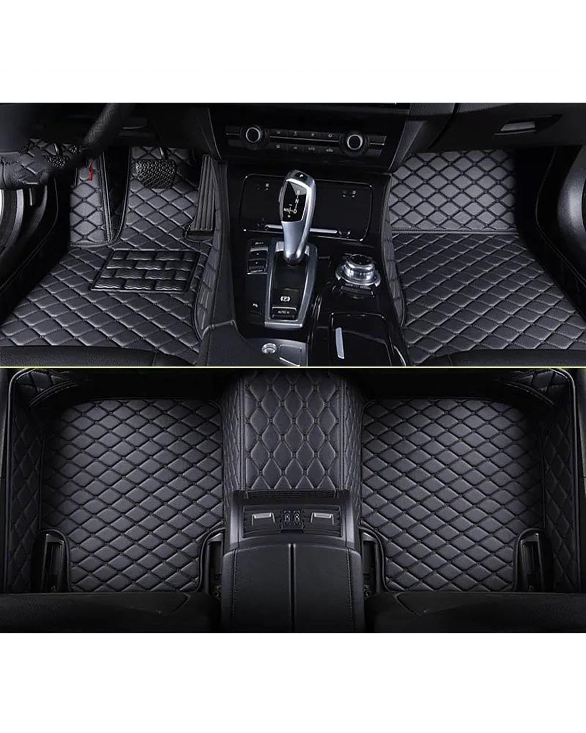 Auto Fussmatte Auto-Fußmatten Für Land Für Rover Für Range Für Rover Für Evoque Autoteppiche Fuß Coche Autoinnenausstattung Auto Fußmatten(All Black,2011-2015 4Doors) von HGYFS5