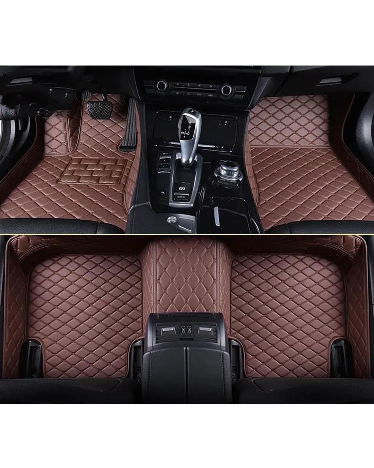 Auto Fussmatte Auto-Fußmatten Für Land Für Rover Für Range Für Rover Für Evoque Autoteppiche Fuß Coche Autoinnenausstattung Auto Fußmatten(Coffee,2011-2015 4Doors) von HGYFS5