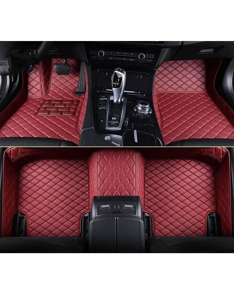 Auto Fussmatte Auto-Fußmatten Für Land Für Rover Für Range Für Rover Für Evoque Autoteppiche Fuß Coche Autoinnenausstattung Auto Fußmatten(Wine red,2016-2019 4Doors) von HGYFS5