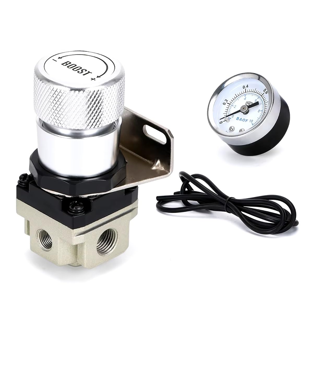 Boost Controller Einstellbarer Manueller Manometer-Turboregler, T2 Universal, 1-150 Psi, Sr20det, Sr, 5811 Manual Boost Controller Kit(Prateado) von HGYFS5