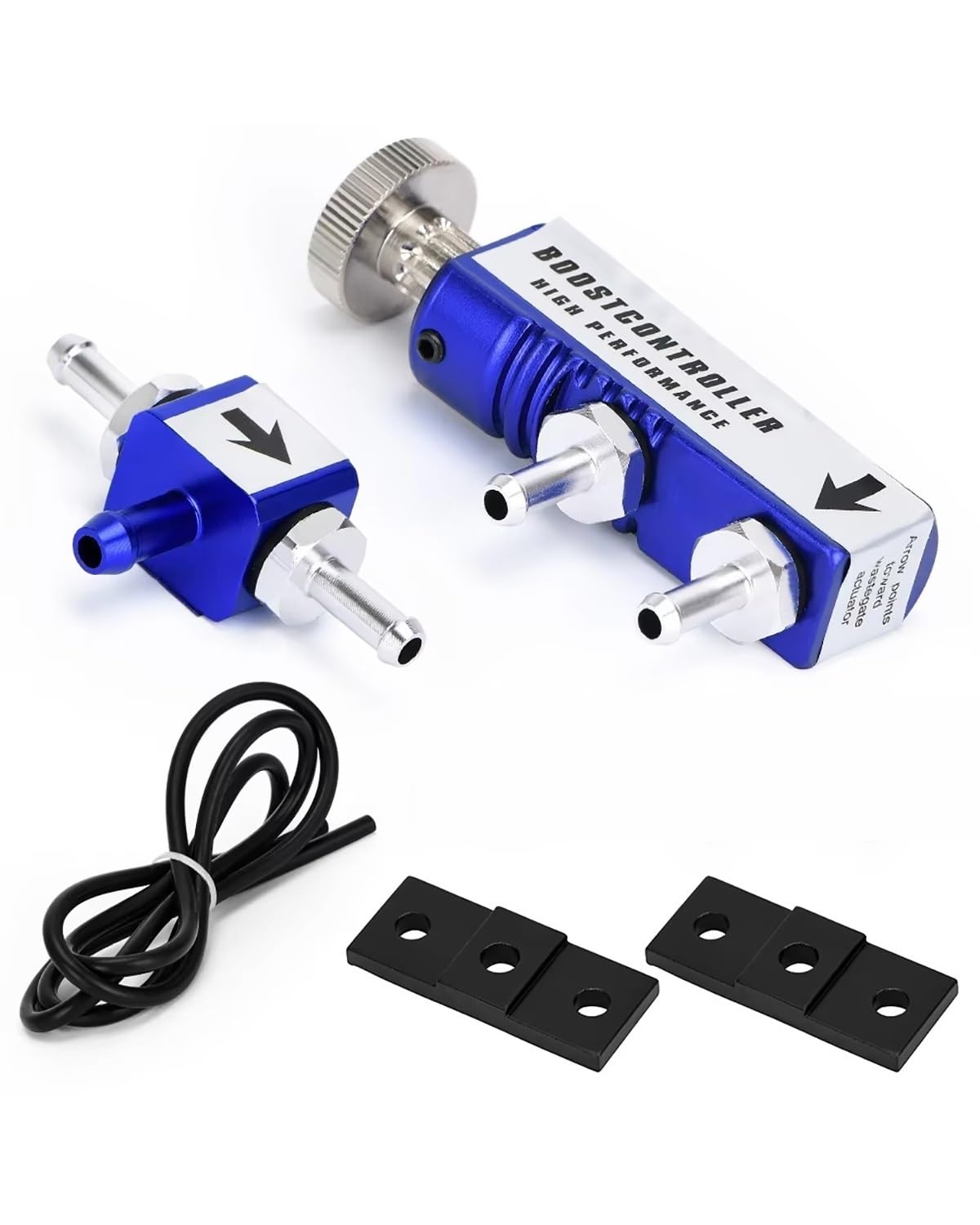 Boost Controller Einstellbarer Manueller Turbo-Boost-Controller, Universell, 1–30 Psi, Booster-Steuerung In Der Kabine Ht3123 Manual Boost Controller Kit(Blue) von HGYFS5