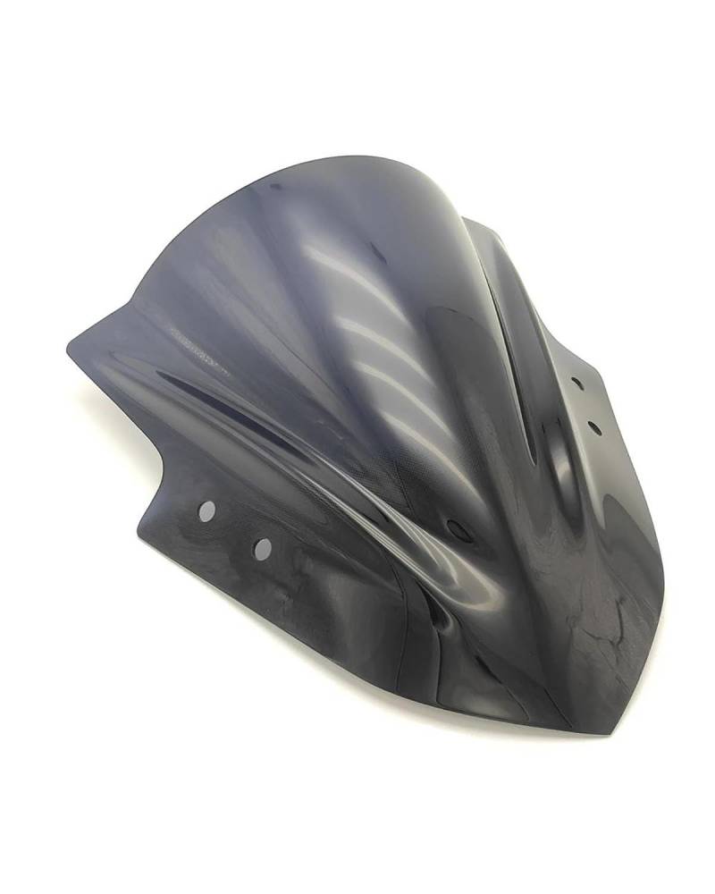 Windschild Motorrad Für Kawasaki Für Ninja 300 Ninja300 Wind Deflectore Visier Windschutzscheibe Spoiler Windschutzscheibe Zubehör Grün Motorrad Motorrad Windabweiser(Smoke Black) von HGYFS5